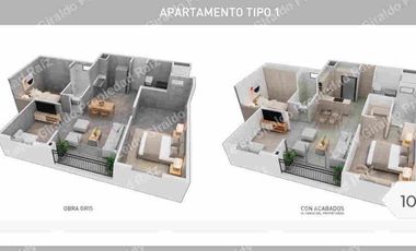 Venta de Apartamento en obra gris conjunto sector Guabinas Yumbo