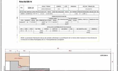 PROYECTO INMOBILIARIO  2500 mts2 en el centro Concepción
