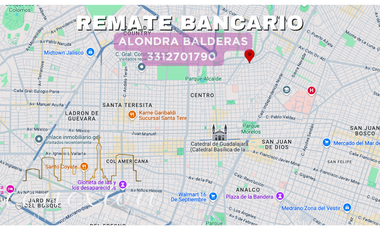 CASA EN REMATE BANCARIO ALCALDE BARRANQUITAS GUADALAJARA