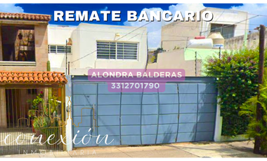 CASA EN REMATE BANCARIO ALCALDE BARRANQUITAS GUADALAJARA