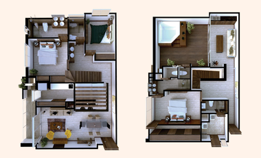 Renta Pent House Amueblado en Juriquilla