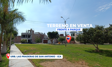 Se vende terreno de 120 m2 en Praderas de San Antonio, justo al lado de la Urb. Residencial San Carlos