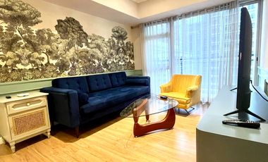 Fully Furnished 1 Bedroom with Parking slot in The Verve Residences BGC For Rent
