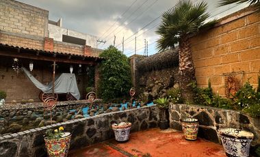 VENTA DE JARDIN DE FIESTAS, HERMOSO JARDIN DE FIESTAS CON ESPECTACULAR KIOSCO AL CENTRO, EN LA EXCLUSIVA ZONA CAMPESTRE DE CACALOMACAN