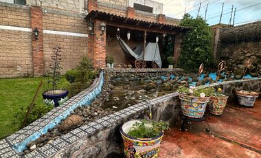 VENTA DE JARDIN DE FIESTAS, HERMOSO JARDIN DE FIESTAS CON ESPECTACULAR KIOSCO AL CENTRO, EN LA EXCLUSIVA ZONA CAMPESTRE DE CACALOMACAN