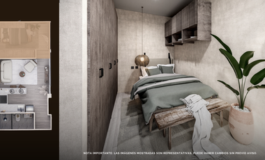 Pre-sale of NOCHAN ORIENTE Studios, Agrícola Oriental, CDMX