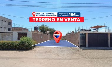 Terreno en Venta en Los Médanos – 186 m² a 2 cuadras de Av. Miami Beach, Subtanalla