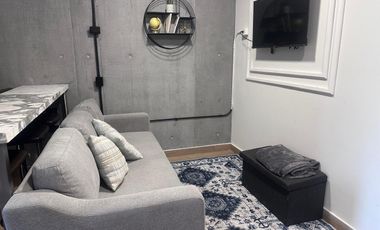 RENTA DEPARTAMENTO TIPO LOFT TOTALMENTE AMUEBLADO EN BARRIO W CENTO MTY A UNA CUADRA DE MACRO PLAZA