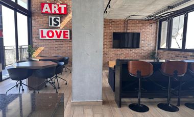 RENTA DEPARTAMENTO TIPO LOFT TOTALMENTE AMUEBLADO EN BARRIO W CENTO MTY A UNA CUADRA DE MACRO PLAZA