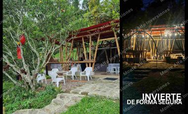VENTA DE CASA CAMPESTRE TURISTICA CON RENTABILIDAD
