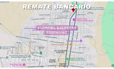 CASA EN REMATE BANCARIO CIUDAD GUZMAN JALISCO