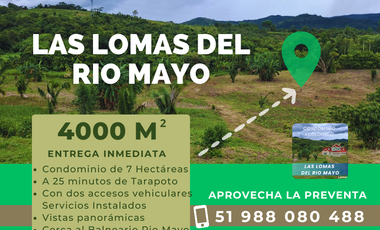 LOTES DE CASI MEDIA HECTAREA EN LAMAS