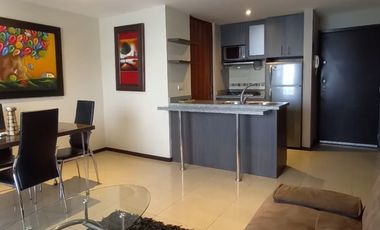 Suite Amoblada en Alquiler en la Urbanización Santa Cecilia en los Ceibos, 1 Habitación, 1 Baño, Parqueo, Seguridad, Norte de Guayaquil