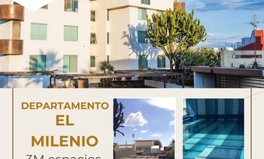 RENTA DE DEPARTAMENTO AMUEBLADO EN MILENIO