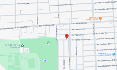 Casa ubicada en colonia Aviación, Mexicali, BC. Con 3 recamaras y 165m2. A unos minutos de Plaza Cachanilla.