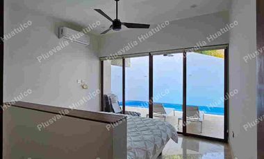 CASA CON VISTA AL MAR BAHÍAS DE HUATULCO, OAXACA