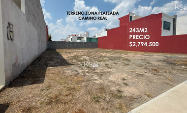 LOTE/ TERRENO EN VENTA, FRACCIONAMIENTO ZONA PLATEADA PACHUCA