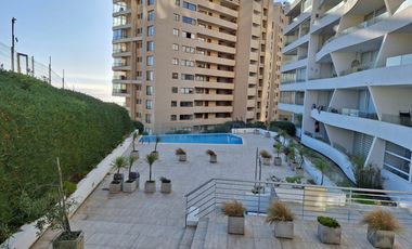 Lindo Departamento Con Jardín Privado En Costa De Montemar