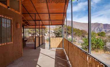Arriendo año corrido de linda casa en gran terreno, Quebrada de Paihuano, Valle del Elqui. $450.000