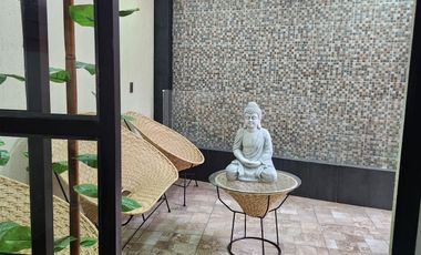 Casa en centro, con 3 R, 2E, Roof garden y area de convivencia techada.