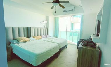 RENTA DEPARTAMENTO A PIE DE PLAYA EN CANCÚN
