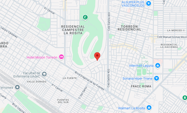 Casa ubicada en colonia Residencial Campestre La Rosita. Torreón, Coahuila. Con 7 recamaras y 577m2. Ubicada entre Blvrd Diagonal de las fuentes y Cal