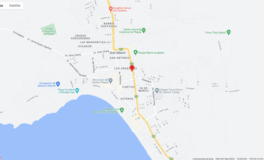 ¡Vendo Terreno de 400,95m² en Pleno Centro de General Villamil Playas!