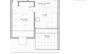 VILLARRICA arriendo mensual Condominio PEWUN Dpto 1D 1 B COD.ARM148
