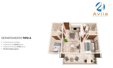 PUCON departamento en venta Condominio Alta Vista Dpto. 2D+ 2B COD.DPO198