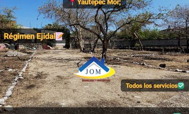 TERRENOS EN CALLE PRIVADA!! EN YAUTEPEC MOR!!