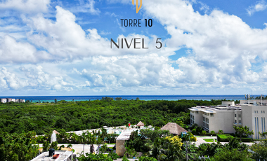 SE VENDEN ESTUDIOS EXCLUSIVOS CON VISTAS AL MAR DESDE EL SEGUNDO NIVEL EN PLAYA DEL CARMEN Y A UNA CUADRA DE LA QUINTA AVENIDA