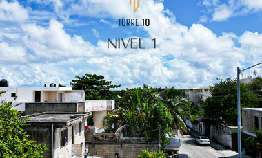 SE VENDEN ESTUDIOS EXCLUSIVOS CON VISTAS AL MAR DESDE EL SEGUNDO NIVEL EN PLAYA DEL CARMEN Y A UNA CUADRA DE LA QUINTA AVENIDA
