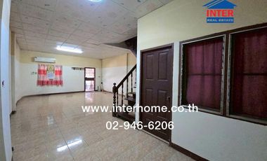 2-storey townhouse, 22.5 sq m, Sithirot Community Village, Soi Phahonyothin 82, Phahonyothin Road, Vibhavadi-Rangsit Road, Lam Luk Ka, Pathum Thani