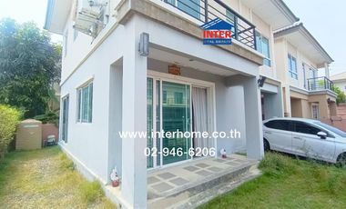 2-storey twin house, 35.6 sq.w., The Plant Resort Village, Rama 5-Kanchanaphisek, near Wat Phra Ngoen, Bang Yai-Bang Kruat Road, Kanchanaphisek Road,