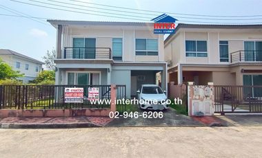 2-storey twin house, 35.6 sq.w., The Plant Resort Village, Rama 5-Kanchanaphisek, near Wat Phra Ngoen, Bang Yai-Bang Kruat Road, Kanchanaphisek Road,