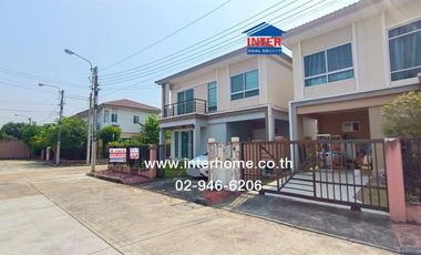 2-storey twin house, 35.6 sq.w., The Plant Resort Village, Rama 5-Kanchanaphisek, near Wat Phra Ngoen, Bang Yai-Bang Kruat Road, Kanchanaphisek Road,