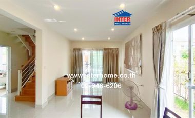 2-storey twin house, 35.6 sq.w., The Plant Resort Village, Rama 5-Kanchanaphisek, near Wat Phra Ngoen, Bang Yai-Bang Kruat Road, Kanchanaphisek Road,