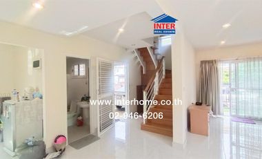 2-storey twin house, 35.6 sq.w., The Plant Resort Village, Rama 5-Kanchanaphisek, near Wat Phra Ngoen, Bang Yai-Bang Kruat Road, Kanchanaphisek Road,
