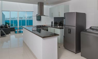 ARRIENDO & VENDO APARTAMENTO DUPLEX FRENTE A LA BAHIA DE CASTILLOGRANDE
