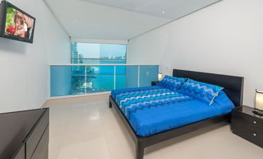 ARRIENDO & VENDO APARTAMENTO DUPLEX FRENTE A LA BAHIA DE CASTILLOGRANDE
