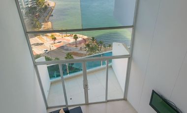 ARRIENDO & VENDO APARTAMENTO DUPLEX FRENTE A LA BAHIA DE CASTILLOGRANDE