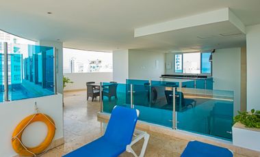 ARRIENDO & VENDO APARTAMENTO DUPLEX FRENTE A LA BAHIA DE CASTILLOGRANDE