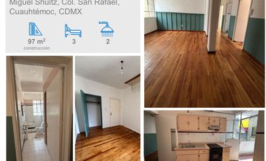 VENTA DEPARTAMENTO COL. SAN RAFAEL