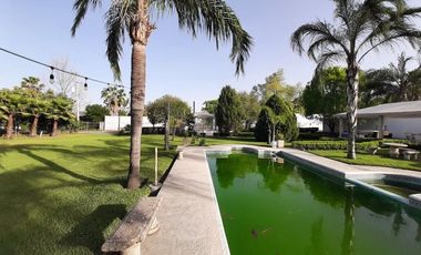 QUINTA EN VENTA EN CADEREYTA JIMENEZ NUEVO LEON, ZONA FRACC PRIVADO REAL DE PALMAS, TERR 2300 m2, A 10 MINUTOS DE AV ELOY CAVAZOS Y C JUAREZ SAN MATEO