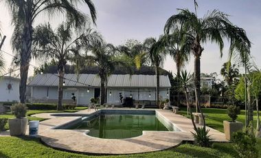 QUINTA EN VENTA EN CADEREYTA JIMENEZ NUEVO LEON, ZONA FRACC PRIVADO REAL DE PALMAS, TERR 2300 m2, A 10 MINUTOS DE AV ELOY CAVAZOS Y C JUAREZ SAN MATEO