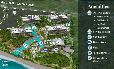 SALE! 2BR Facing the Beach || SOLMERA COAST in San Juan Batangas