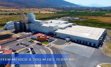 TERRENO INDUSTRIAL DE 10 HECTAREAS EN PONCITLÁN JUNTO A LAS VÍAS DEL TREN