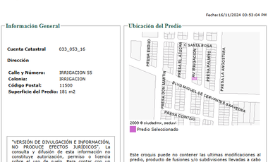Casa en Venta Irrigación Miguel Hidalgo CDMX
