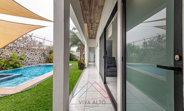 Casa Nueva de 1 Nivel con Alberca y Jacuzzi_oaxtepec/ Cocoyoc Morelos