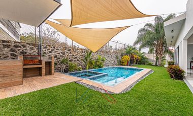 Casa Nueva de 1 Nivel con Alberca y Jacuzzi_oaxtepec/ Cocoyoc Morelos